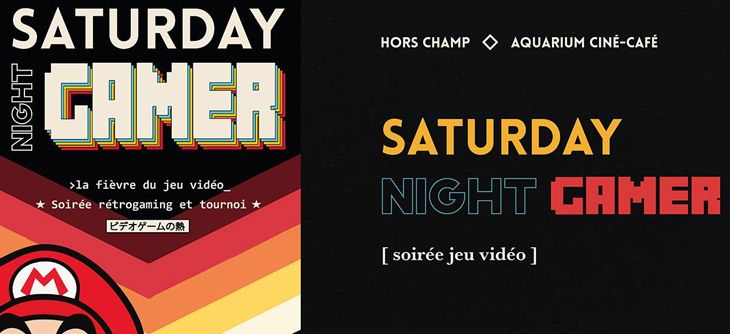 Affiche Saturday Night Gamer Affiche Saturday Night Gamer