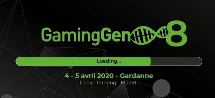 Affiche Gaming Gen 2020 - huitième édition du Festival du Jeu de Gardanne