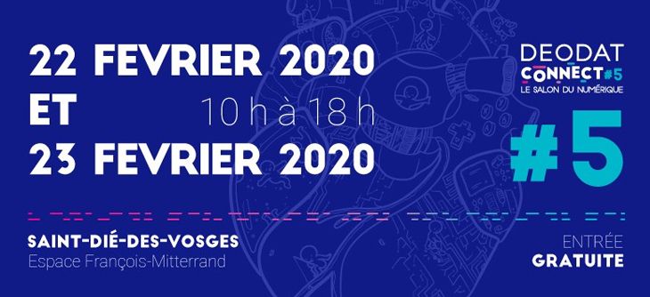 Affiche Déodat Connect 2020 - Salon du numérique 5ème édition