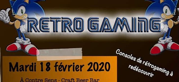 Affiche Soirée Rétro Gaming by Retrotaku