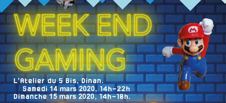 Affiche Week-end Gaming à Dinan