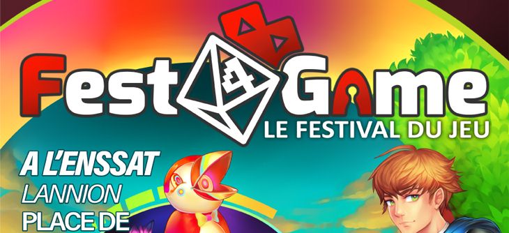 Affiche Fest4Game 2020 - le festival du jeu
