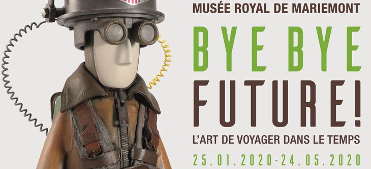 Affiche Visite virtuelle exposition Bye Bye Future! L'art de voyager dans le temps