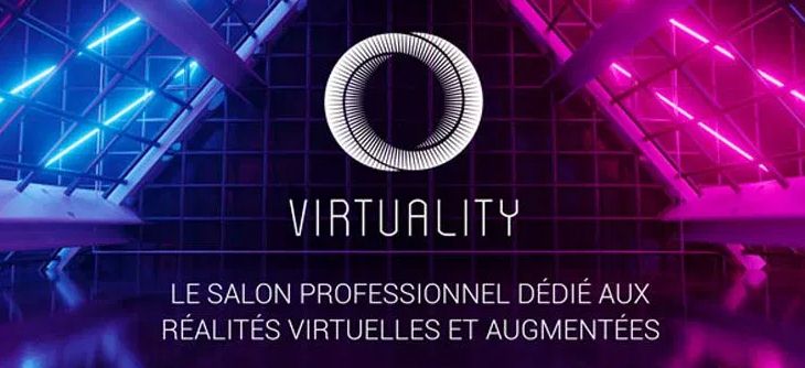 Affiche Virtuality 2020 - 4ème édition du salon de la Réalité Virtuelle et des technologies immersives