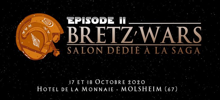 Affiche Bretzwars 2020 - salon exposition sur le thème de Star Wars
