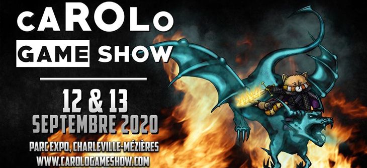 Affiche Carolo Game Show 2020 - Pop culture et jeux vidéo