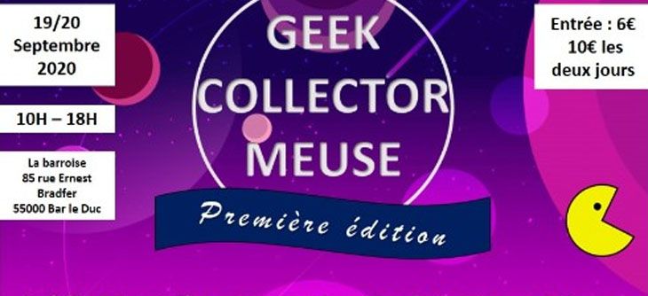 Affiche Geek Collector Meuse - Convention Manga, Geek, Science-fiction