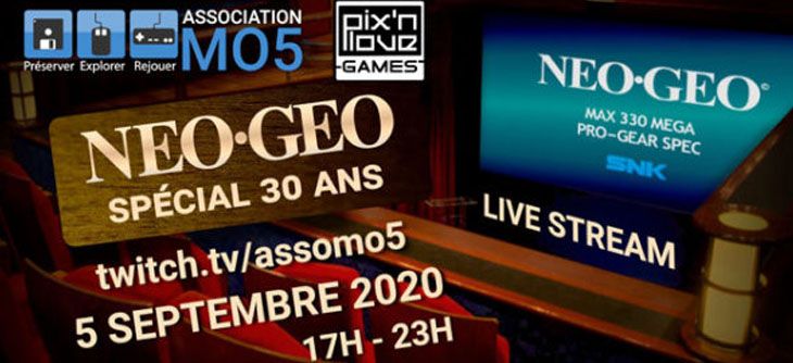 Affiche Fêtez les 30 ans de la Neo Geo avec MO5.COM et Pix'n Love