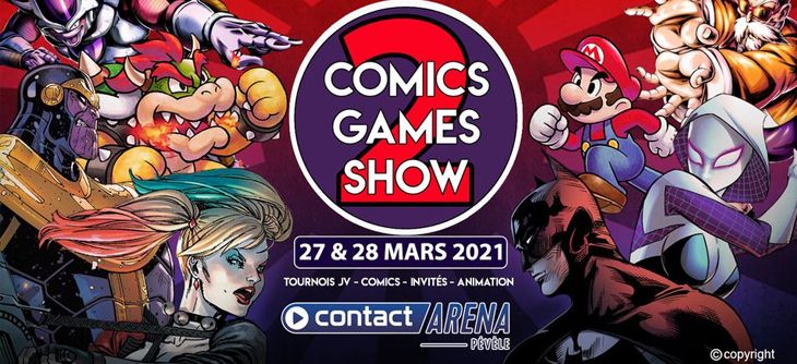 Affiche Comics Games Show 2021