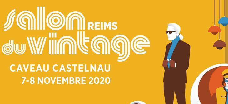 Affiche Salon du Vintage de Reims 2020