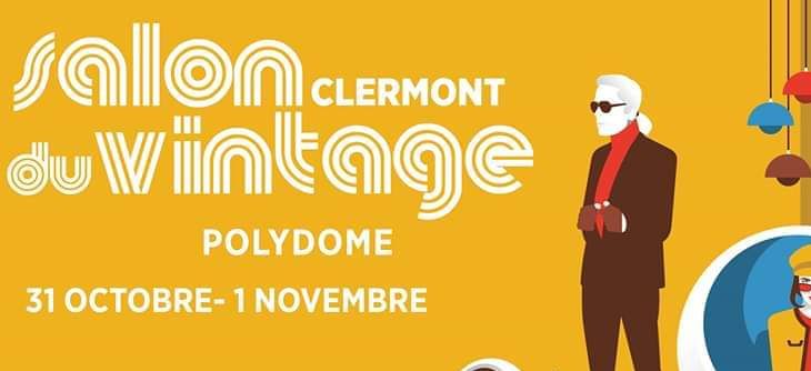 Affiche Salon du Vintage de Clermont 2020
