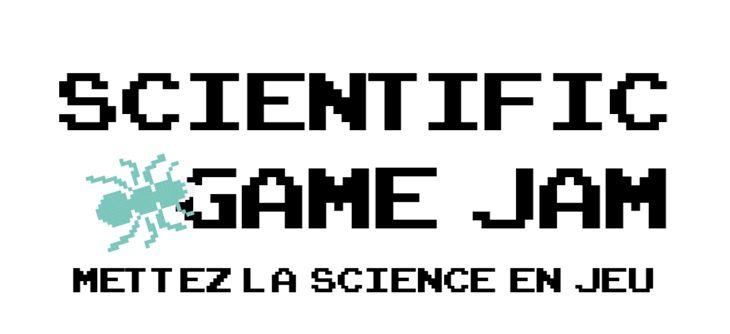 Affiche Scientific Game Jam de Lyon 2020