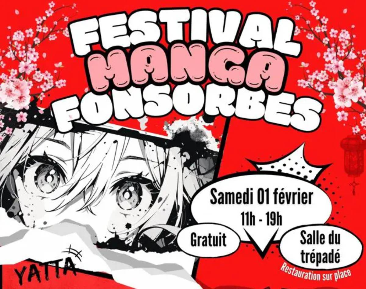 Affiche Festival Manga Fonsorbes