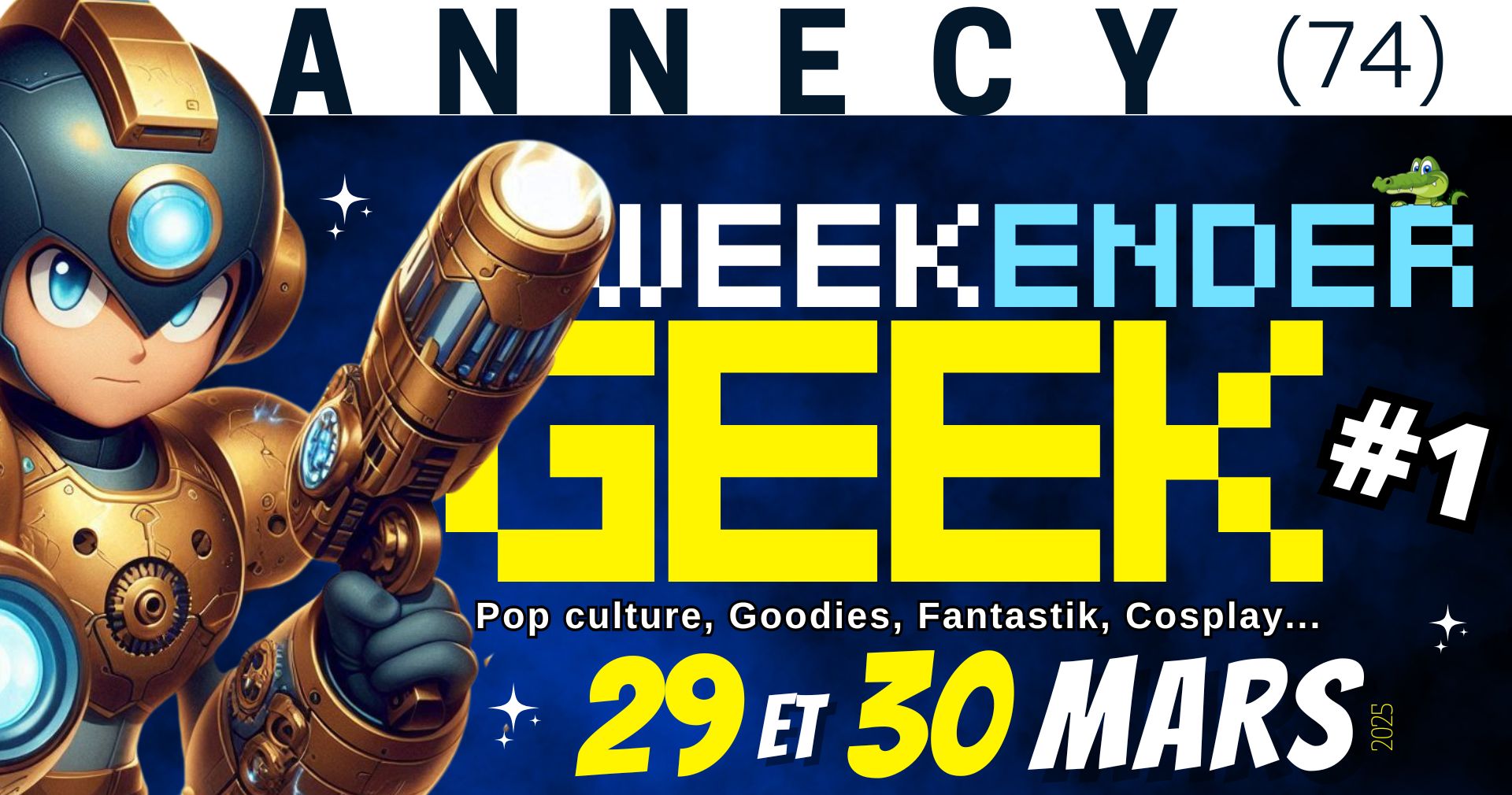 Affiche Weekender Geek Annecy 2025 Affiche Weekender Geek Annecy 2025