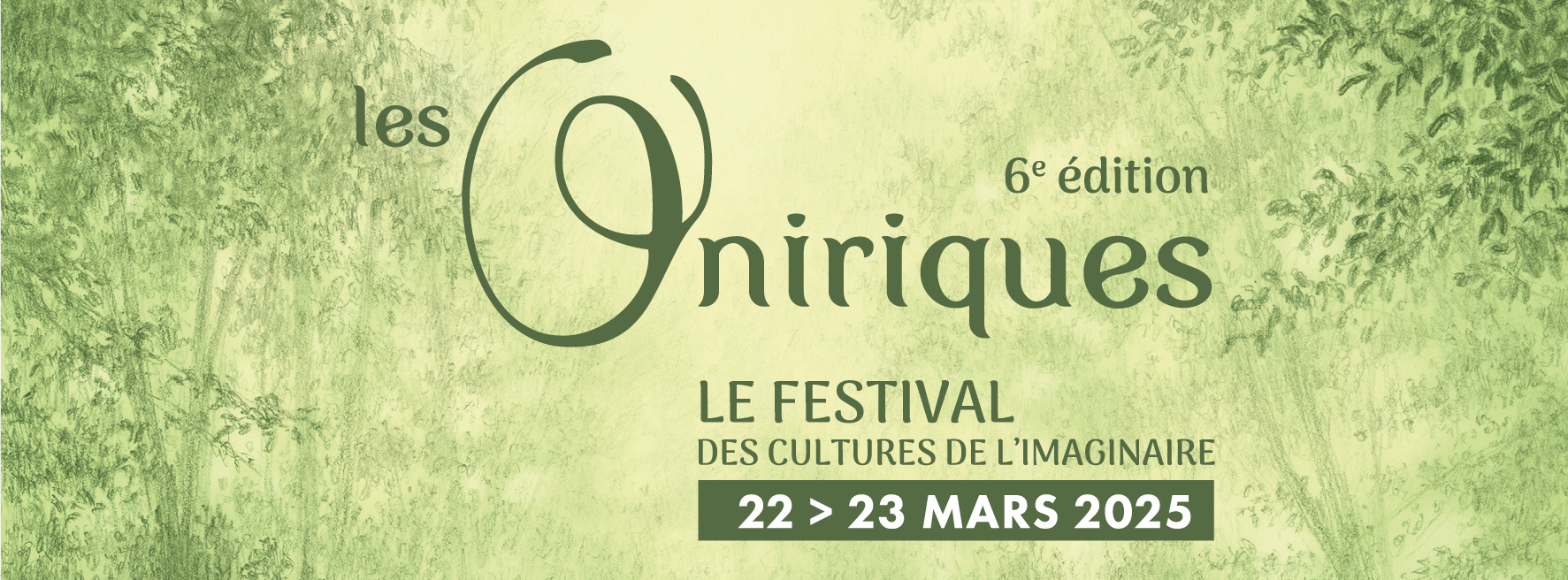 Affiche Les Oniriques 2025 - 6ème édition du festival des cultures de l'imaginaire Affiche Les Oniriques 2025 - 6ème édition du festival des cultures de l'imaginaire