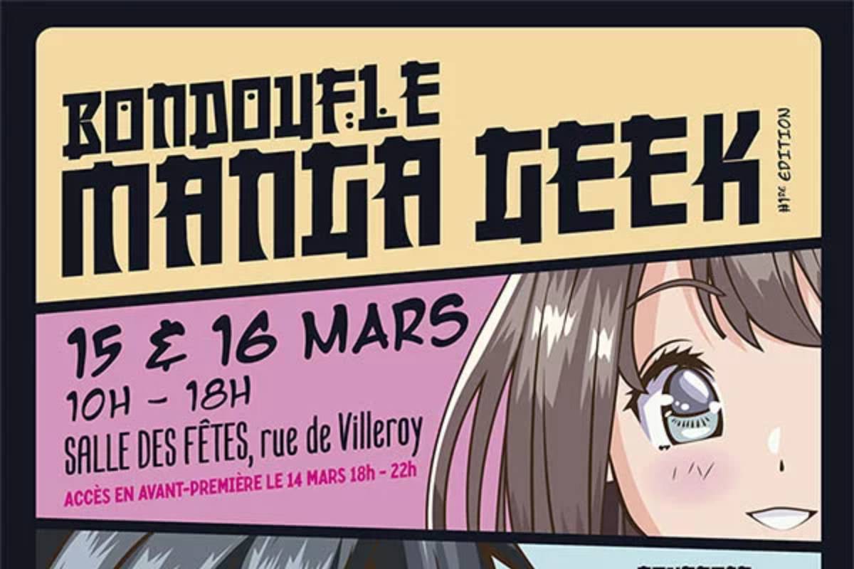 Affiche Bondoufle Manga Geek 2025 Affiche Bondoufle Manga Geek 2025