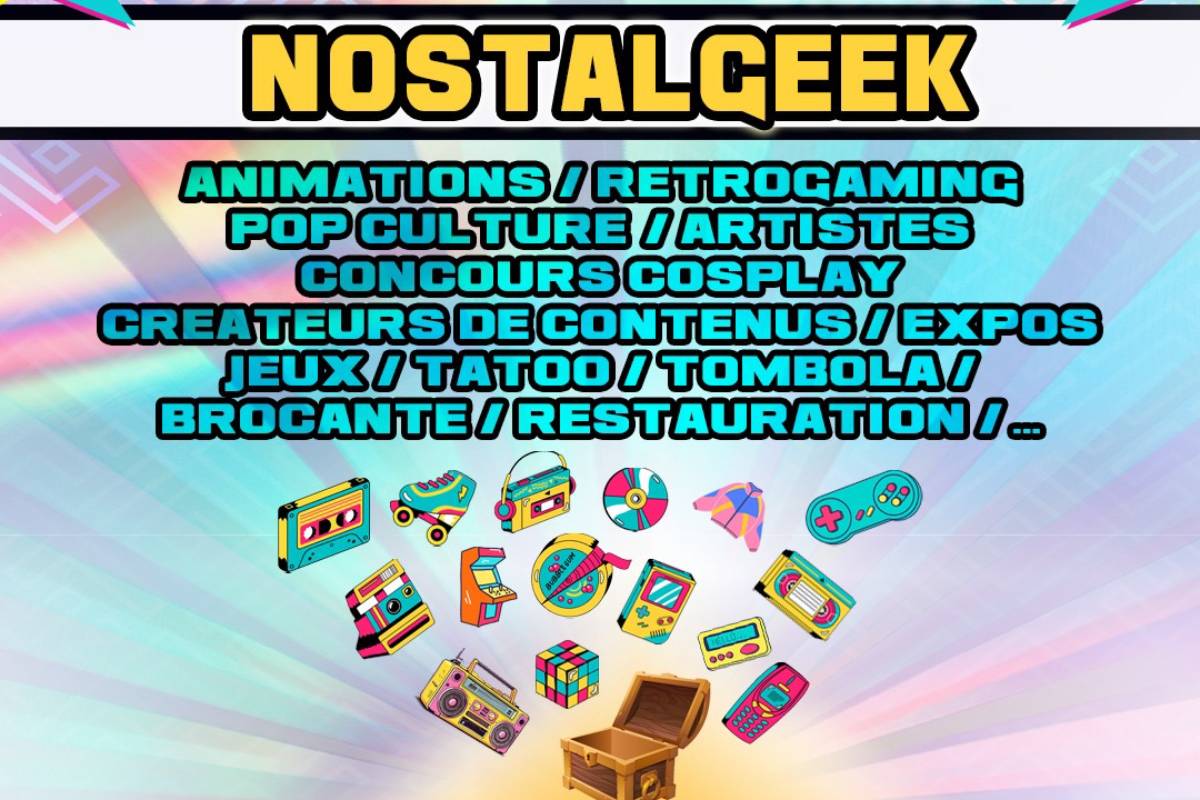 Affiche Nostalgeek 2025 Affiche Nostalgeek 2025