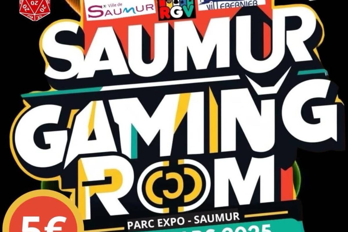 Affiche Saumur Gaming Room 2025 Affiche Saumur Gaming Room 2025