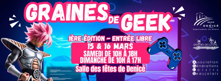 Affiche Graines de Geek 2025 Affiche Graines de Geek 2025