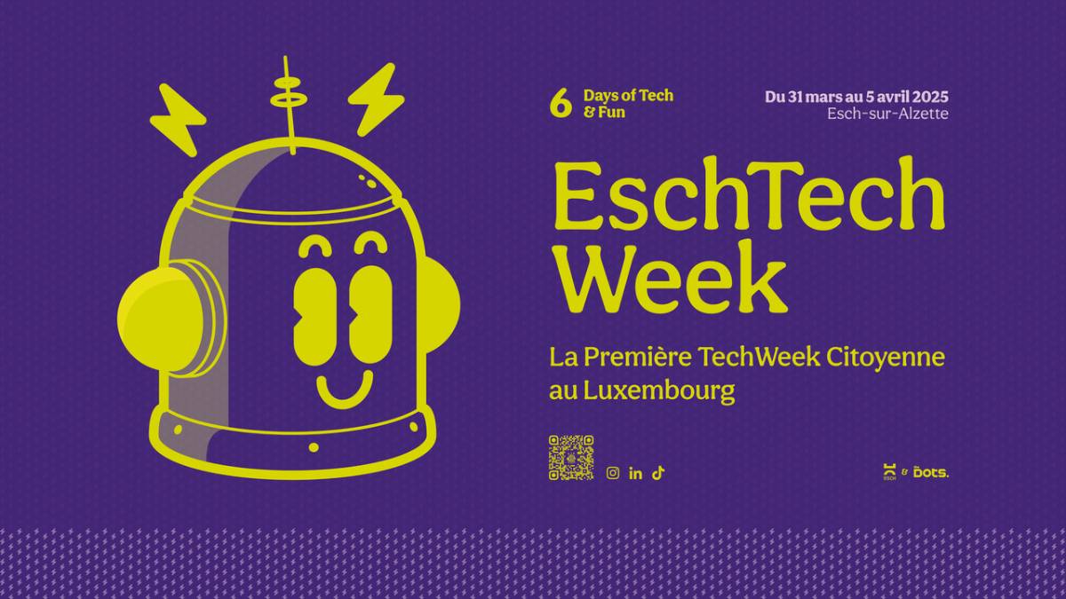 Affiche Esch Tech Week Affiche Esch Tech Week