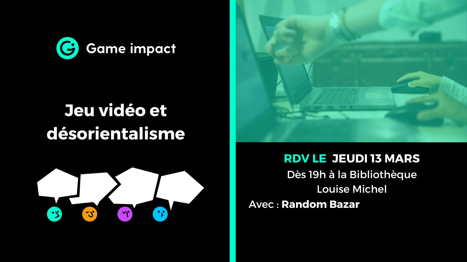 Affiche Jeu Vidéo et Désorientalisme Affiche Jeu Vidéo et Désorientalisme