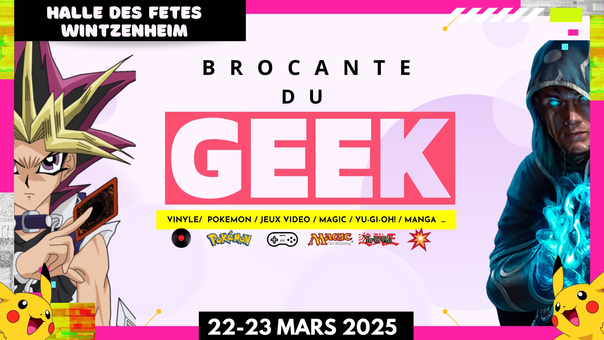 Affiche Brocante du Geek Wintsenheim