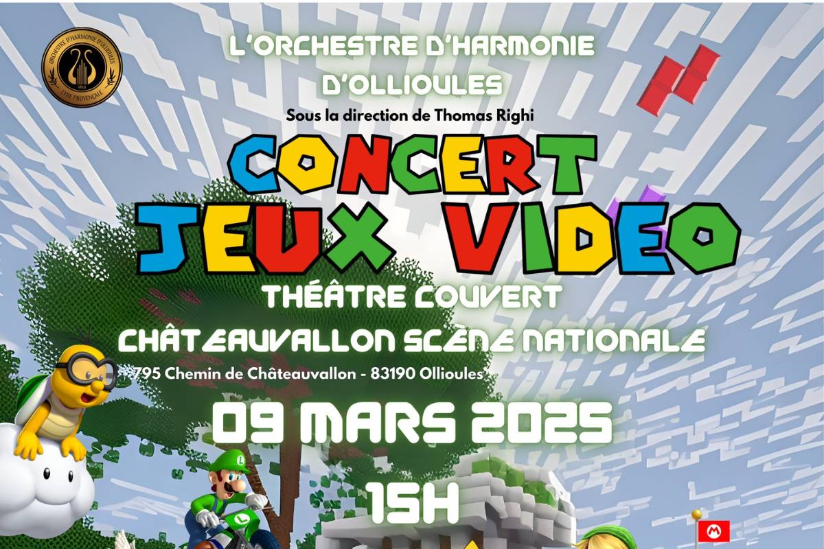 Affiche Concert Jeux Vidéo