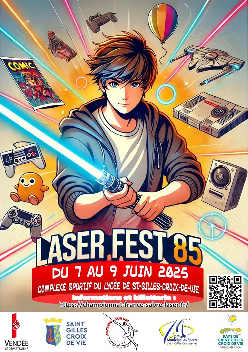 Affiche Laser Fest85