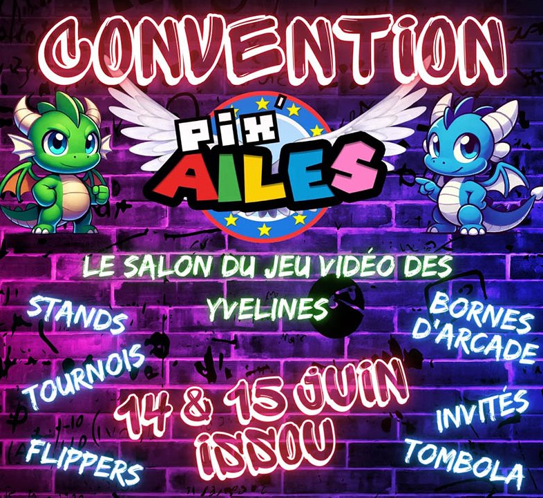 Affiche Pix'Ailes Convention Affiche Pix'Ailes Convention