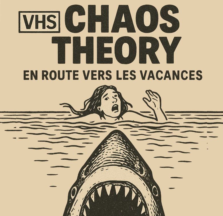Affiche VHS Chaos Theory - En route pour les vacances Affiche VHS Chaos Theory - En route pour les vacances