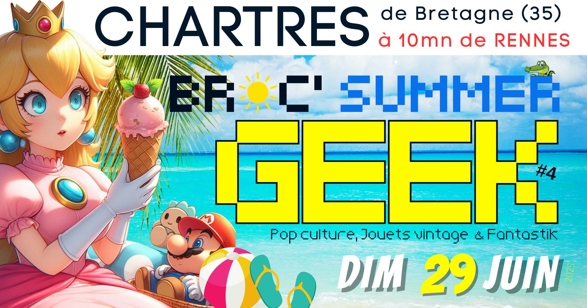 Affiche Broc'land Geek - Chartes de Bretagne Affiche Broc'land Geek - Chartes de Bretagne