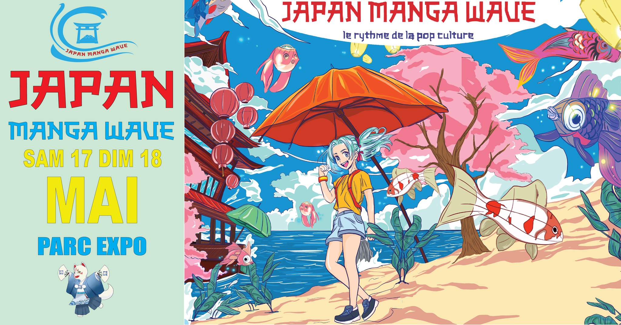 Affiche Japan Manga Wave Perpignan Affiche Japan Manga Wave Perpignan