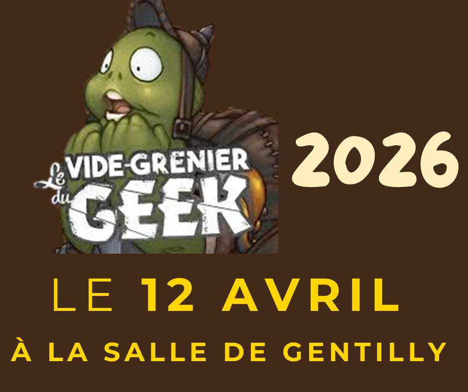 Affiche Vide Grenier du Geek Nancy