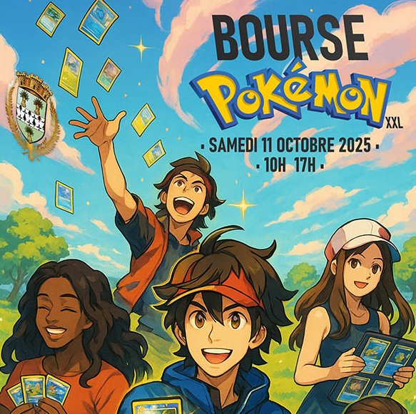 Affiche Bourse Pokémon XXL Affiche Bourse Pokémon XXL