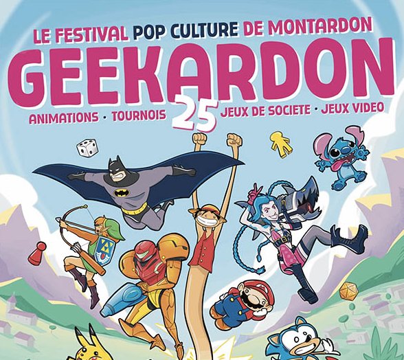 Affiche Geekardon - festival Geek de Montardon Affiche Geekardon - festival Geek de Montardon
