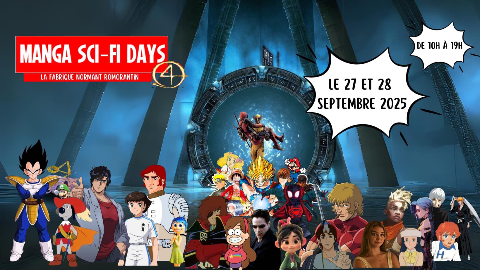 Affiche Manga Sci-fi Days Romorantin Affiche Manga Sci-fi Days Romorantin