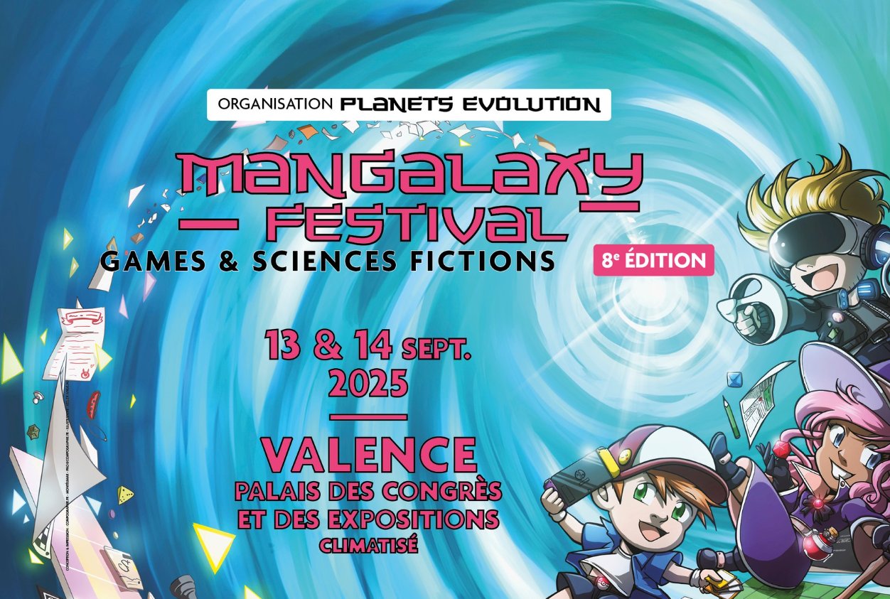Affiche Mangalaxy Festival Valence Affiche Mangalaxy Festival Valence