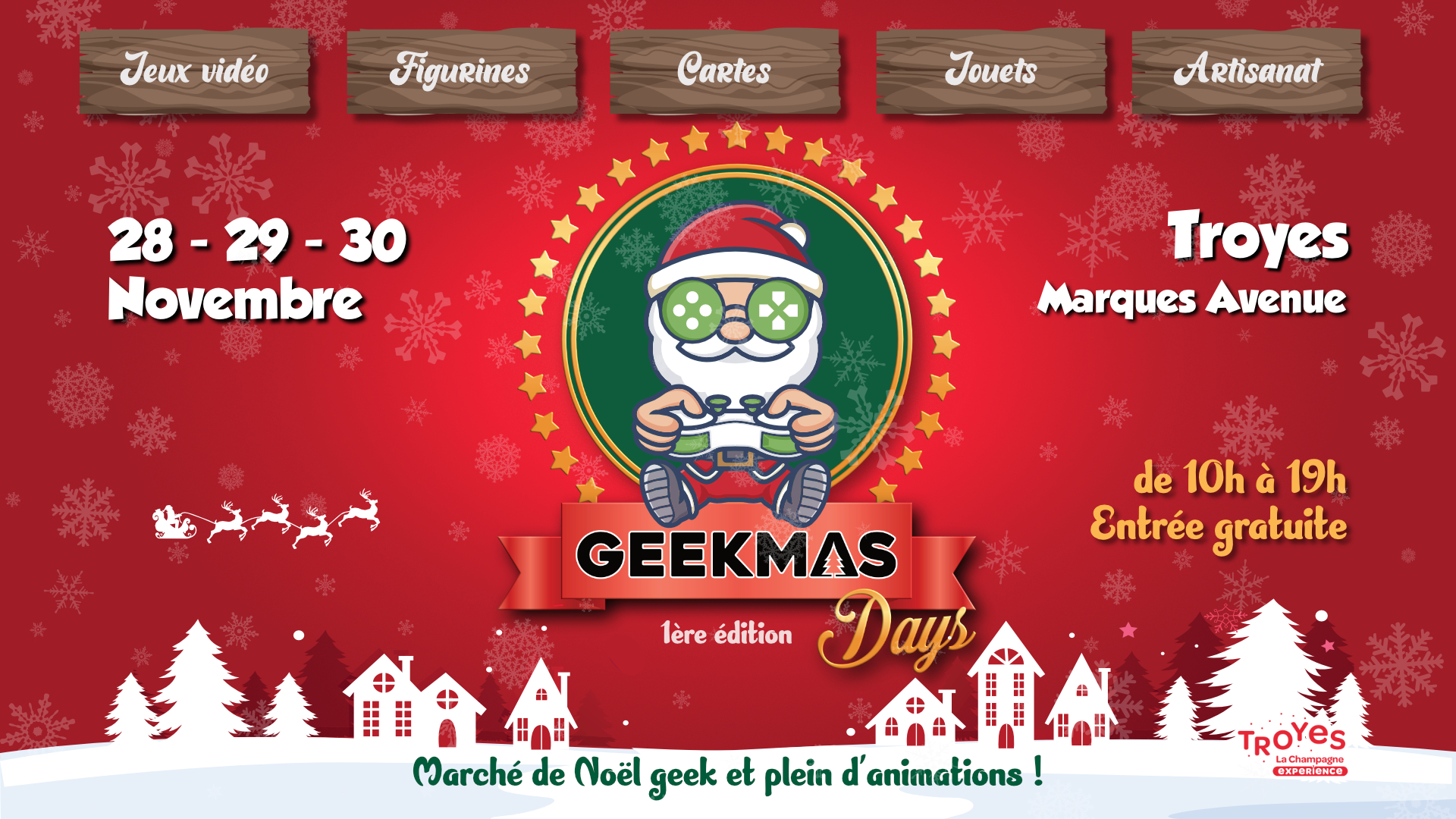 Affiche Geekmas Days Affiche Geekmas Days