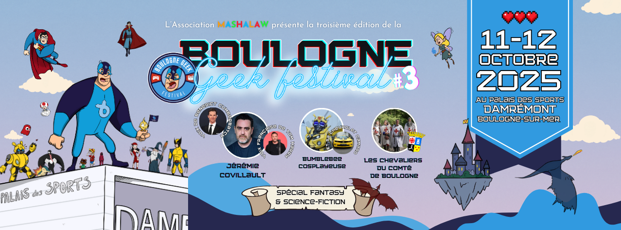 Affiche Boulogne Geek Festival Affiche Boulogne Geek Festival