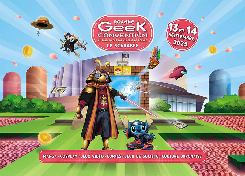 Affiche Roanne Geek Convention Affiche Roanne Geek Convention