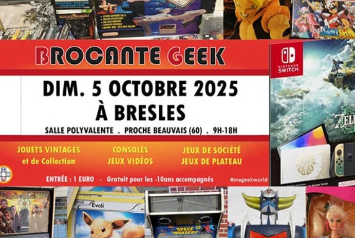 Affiche Brocante Geek Mageekworld