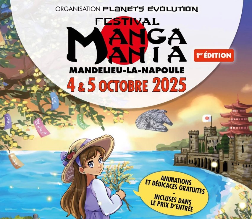 Affiche Manga Mania Mandelieu