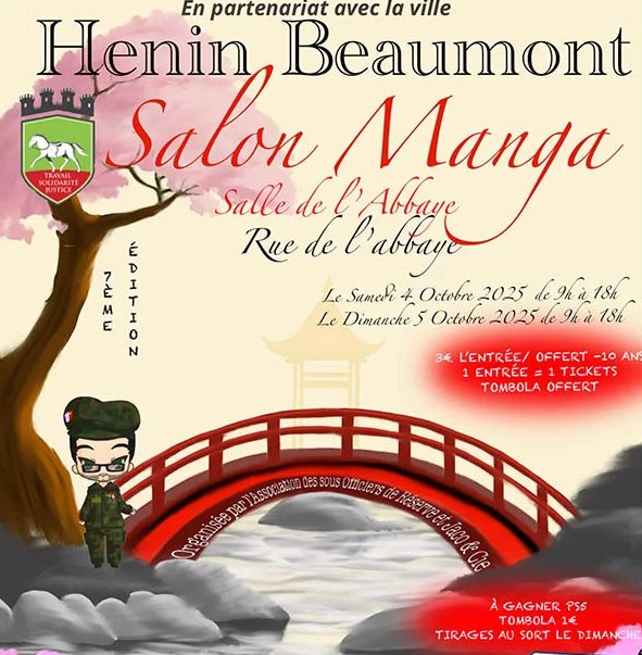 Affiche Salon Manga d'Hénin Beaumont Affiche Salon Manga d'Hénin Beaumont