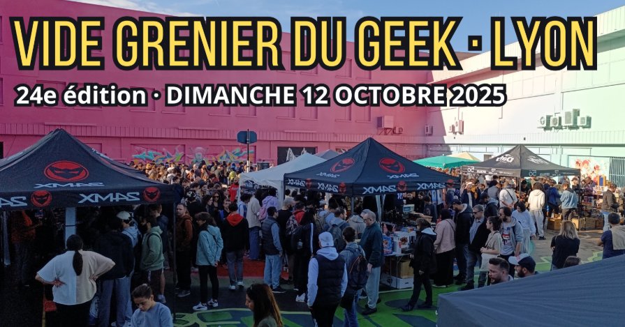 Affiche Vide Grenier du Geek Lyon