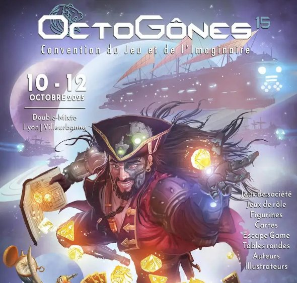Affiche OctoGônes - Convention du Jeu et de l'Imaginaire