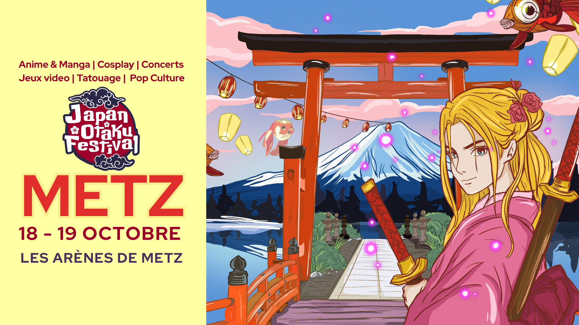 Affiche Japan Otaku Festival