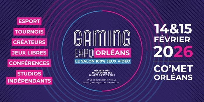 Affiche Gaming Expo Orléans