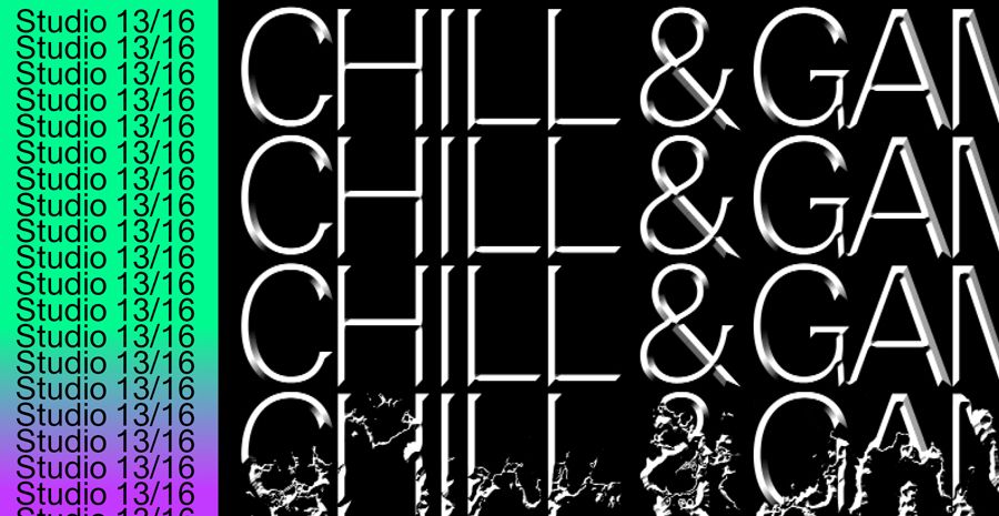 Affiche Chill and Game Jam - Mois de la création du jeu vidéo au Centre Pompidou