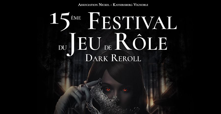 Affiche Festival du Jeu de Rôle 2021 - 15ème édition en ligne