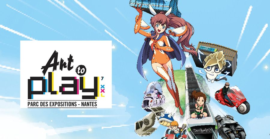 Affiche Art To Play 2021 - dixième édition du festival de la Pop Culture, du jeu vidéo et du manga